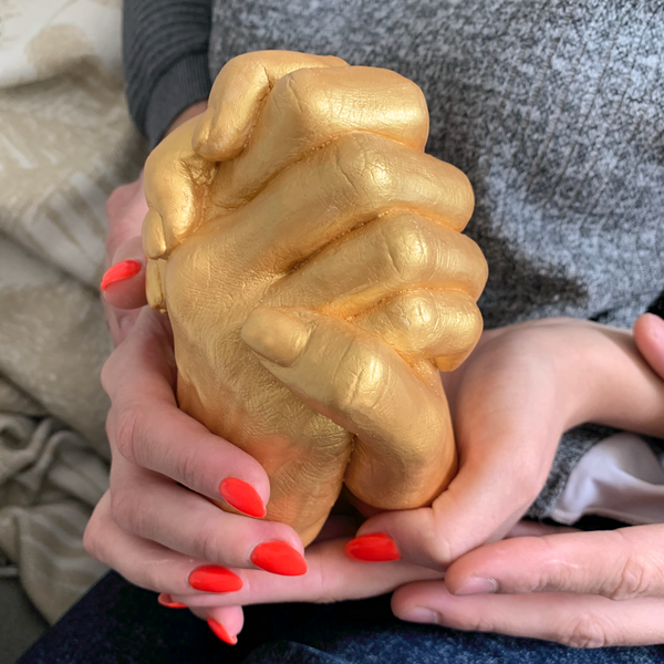 Подарок мужу | Набор для создания 3D слепка рук "Для двоих" PORUCH M фото